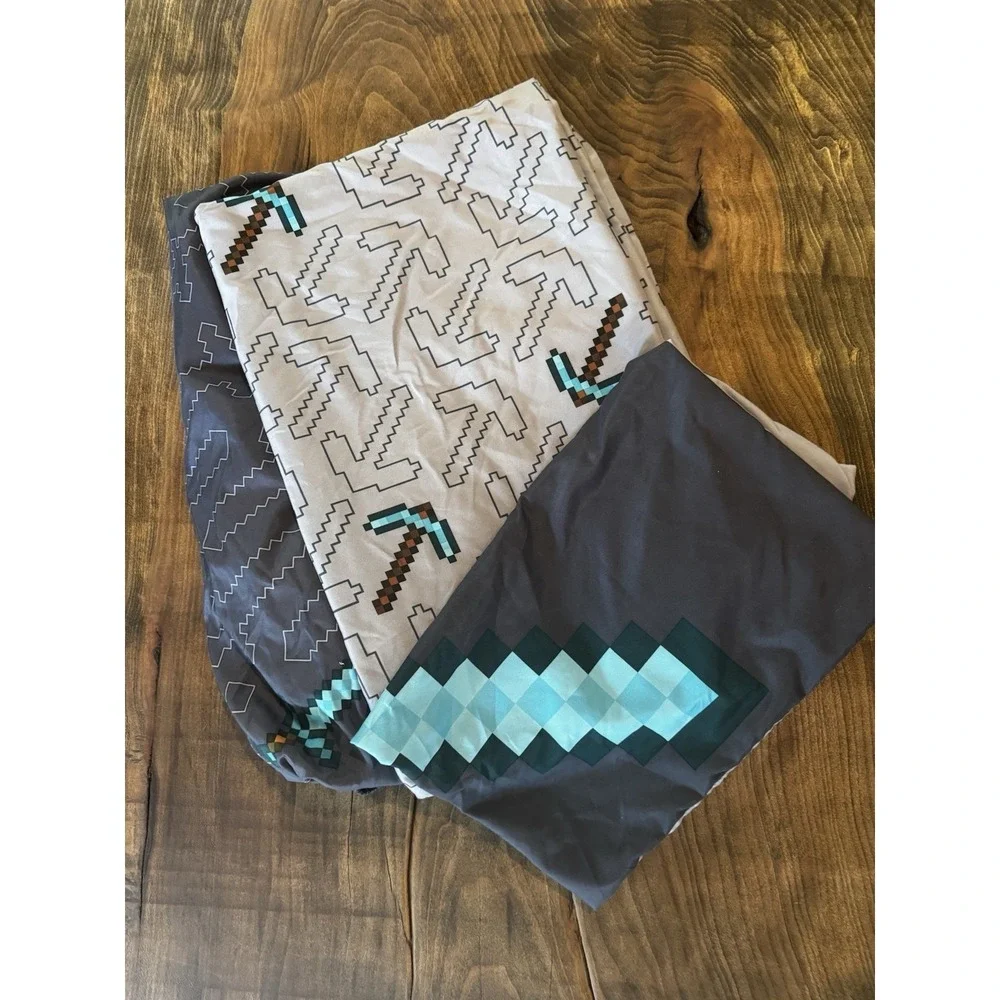Minecraft Video game Full/Double‎ Sheet Set
